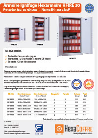 Armoire Ignifuge HFIRE 30