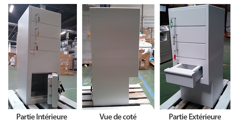 Coffre-fort de depot sur mesure