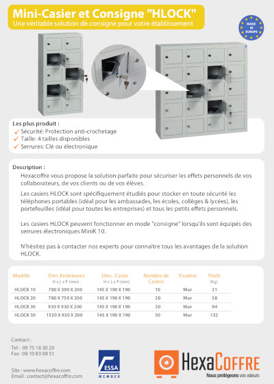 Consigne Hlock