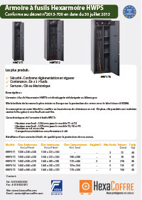 armoire à fusils HWPS