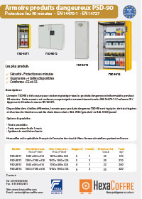 armoire produits dangereux 90 minutes