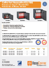 Coffre-fort Hexacoffre KS2 Fire