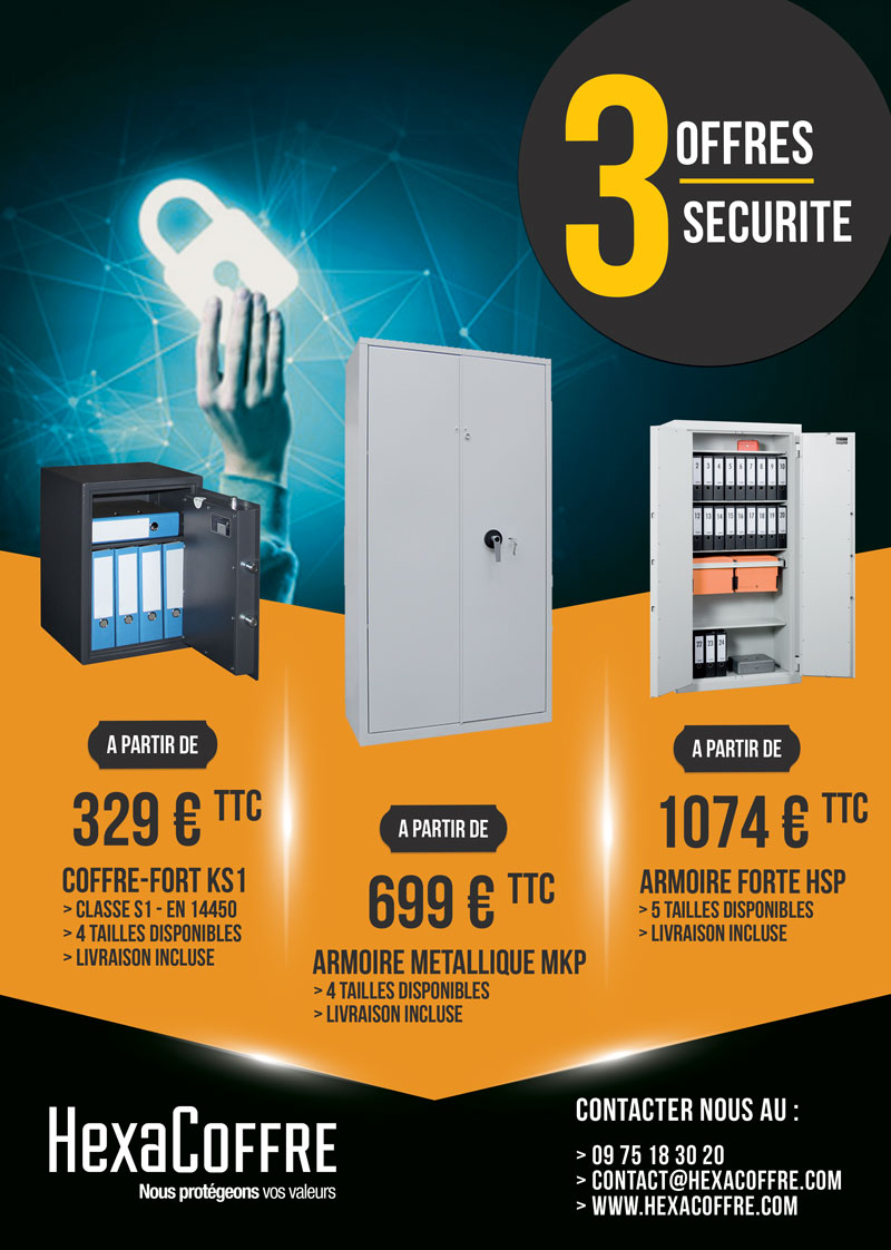 Promotion Coffre-fort et Armoire Forte